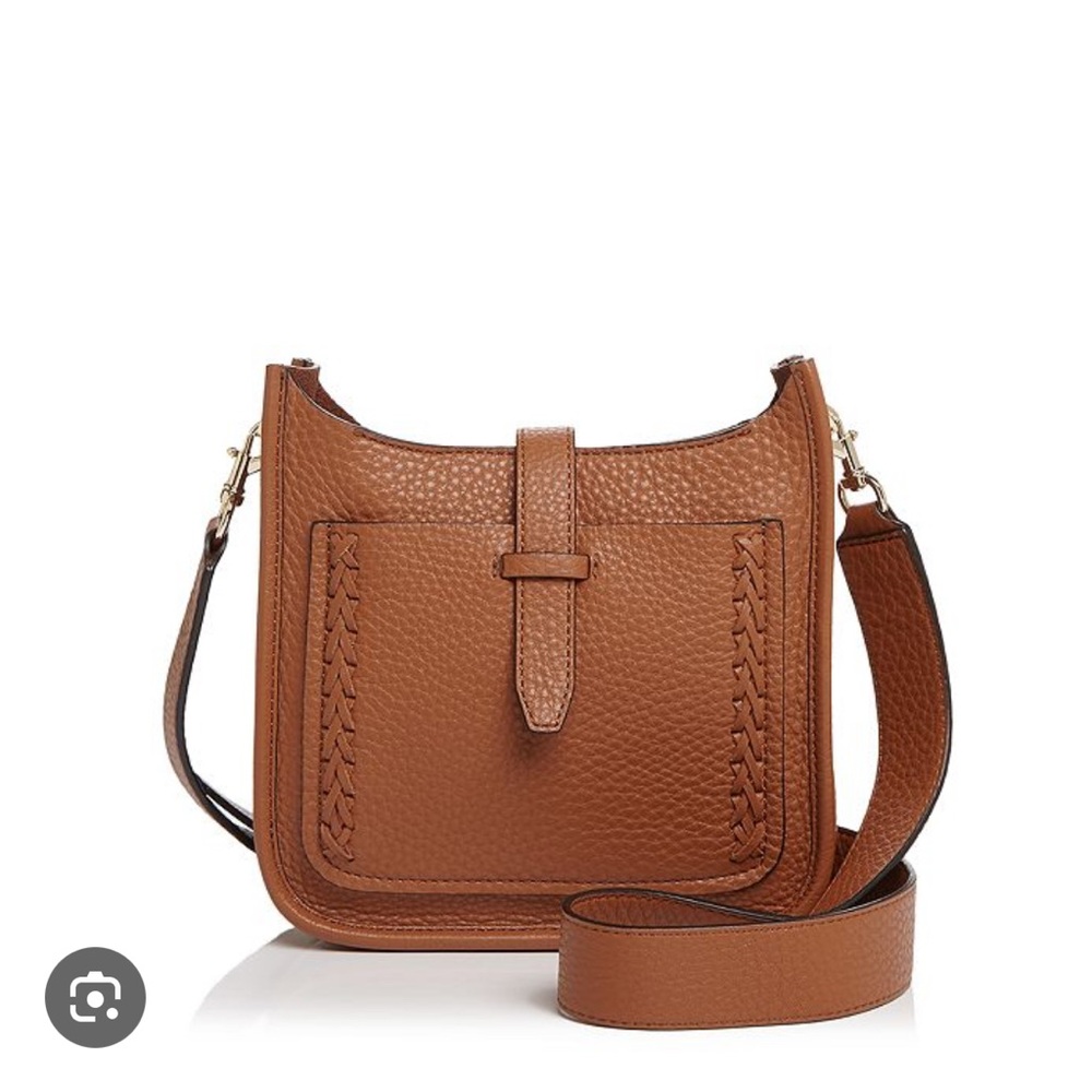 Rebecca Minkoff whipstitch feed bag mini - brown